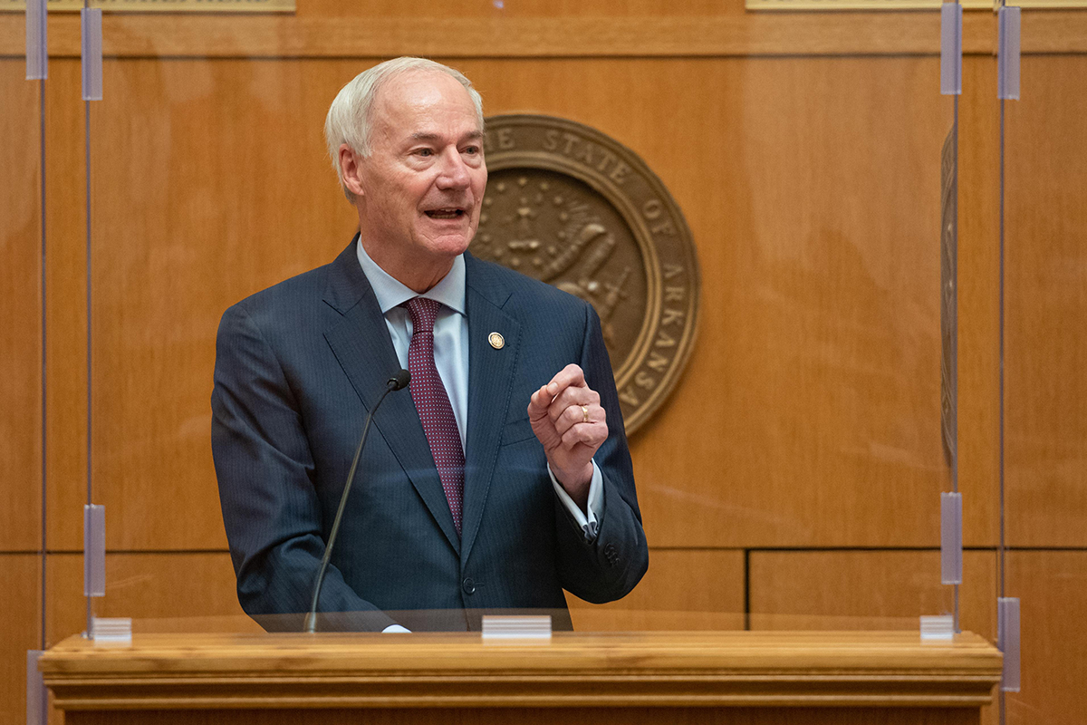 Asa Hutchinson Vetoes Transgender Youth Treatment Ban Arkansas 