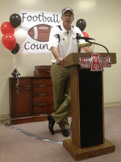 Bahn: Arkansas State's Malzahn Pitches Vision For Red Wolves In Statewide Speaking Tour