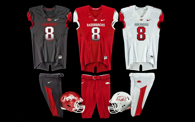 SLIDESHOW: Arkansas Unveils New Razorback Football Uniforms from Nike, Arkansas Business News