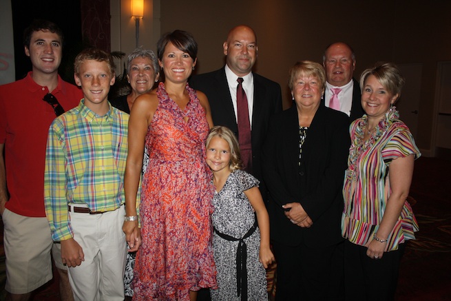 Todd Davis, Parker McKinley, Harriett Aubrey, Hilary Woosley, Harper Woosley, Bishop Woosley, Peggy and Keith Woosley, Tammy Woosley