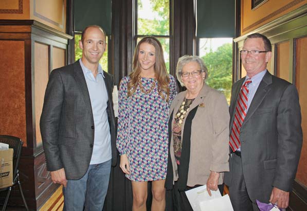 Dr. DJ Dailey, Erin Hohnbaum with her grandmother, Marj Hohnbaum and father, Mark Hohnbaum