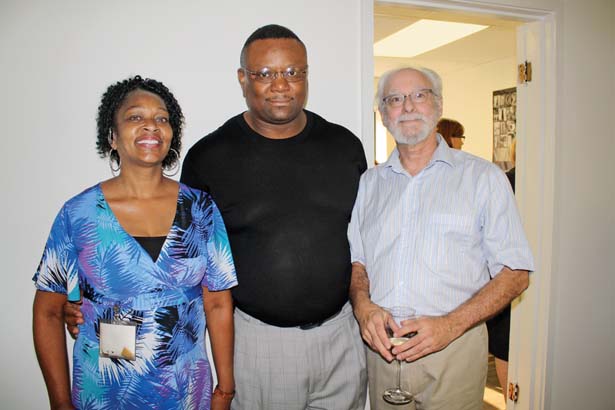 Deborah Johnson, Alderman Maurice Taylor, Jeff Baskin