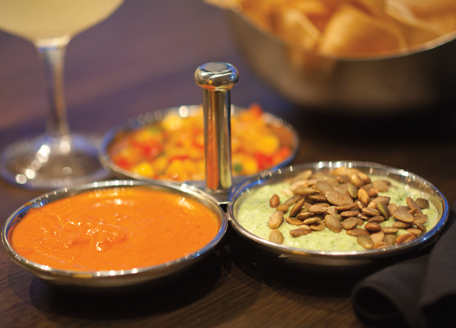 creamy zucchini salsa at Local Lime