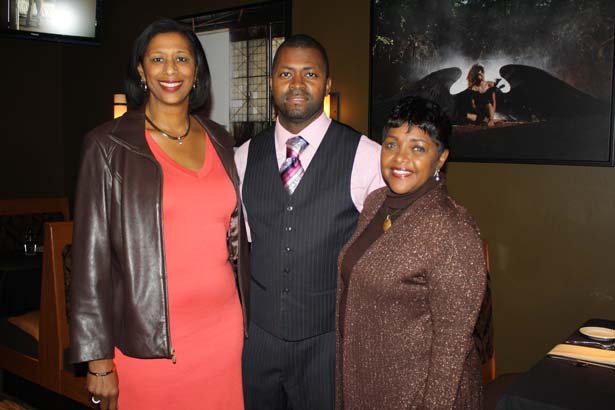 Dr. Robin Perry, Derek Lewis II, Dr. Rosetta Shelby-Calvin