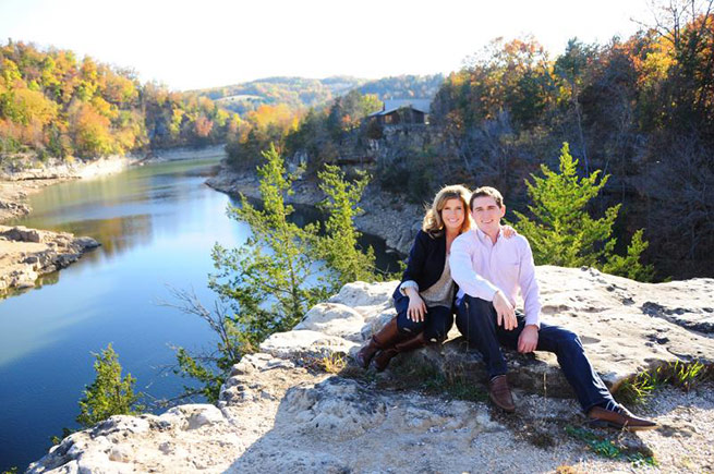 Fayetteville Arkansas Engagement: Katie Johnson of Kerrville, Texas & Steven Schmitz of Gilbert, Ariz.