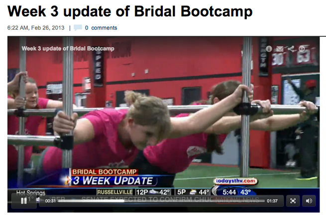 bridal boot camp, today's thv, bridal boot camp, #arbridalbootcamp