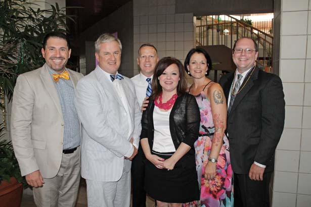 Rick Hall, Bobby Harris, Chris and Kimberly Shaw, Dennis and Dr. Erin McKelvey