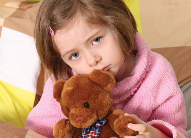 teddy bear for sick child
