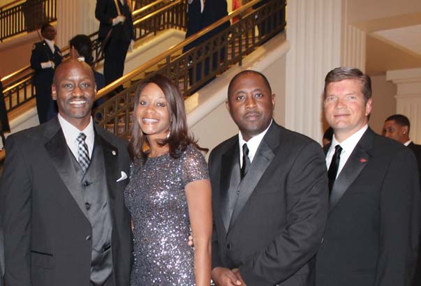 Charles Robinson, Reynelda Robinson, Dr. Calvin White, Ben Carter