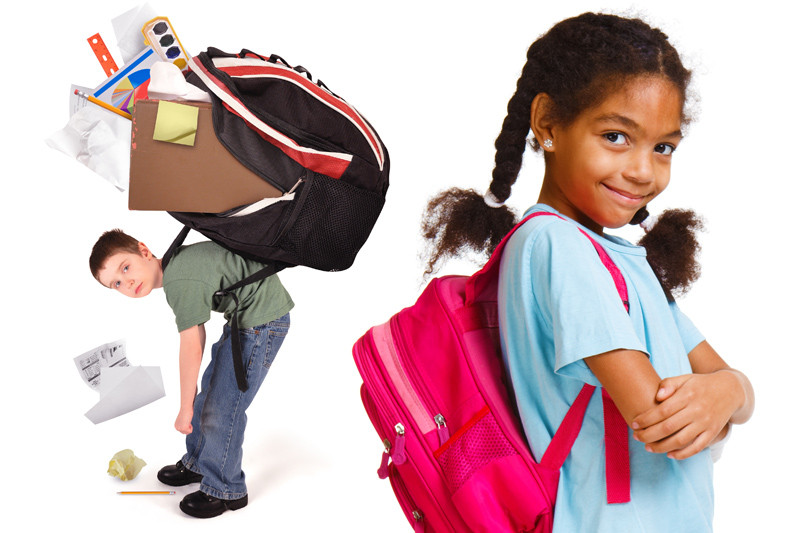 Kid carrying sale backpack