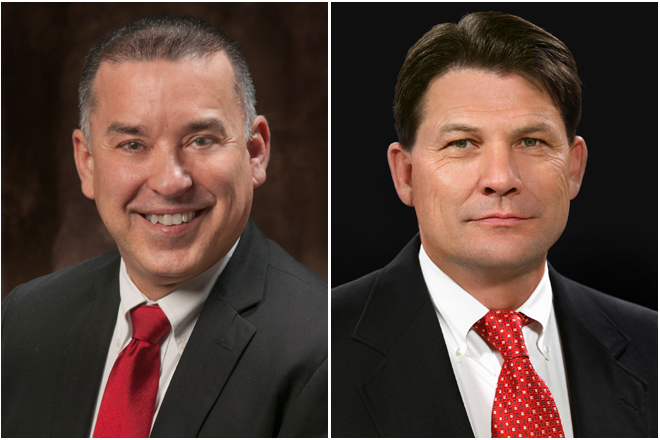 <b>Eddie Cantu</b> and Russell Tooley have joined Arvest Bank&#39;s board of directors. - eddie-cantu-russell-tooley