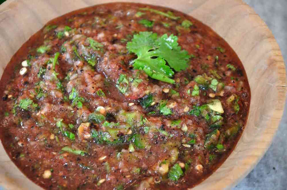 Recipe Grilled Tomato Salsa from P. Allen Smith Little Rock Soiree Magazine